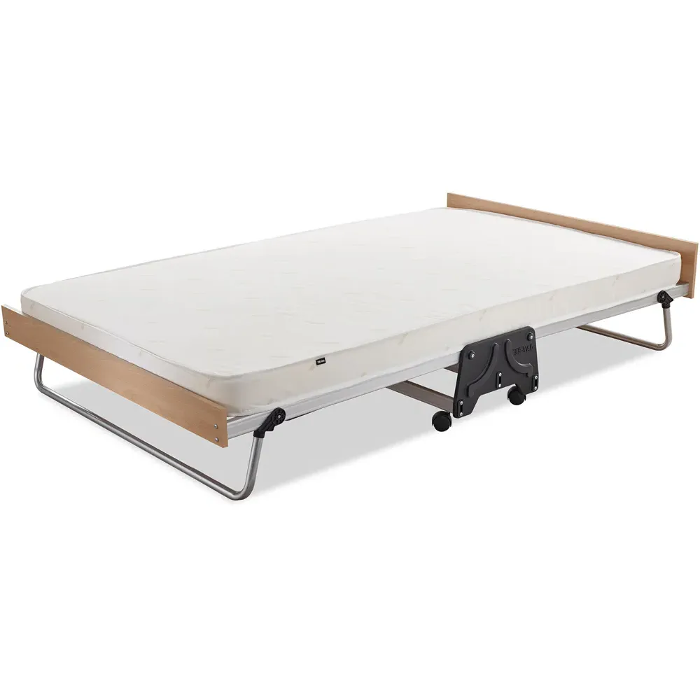 J-Bed Small Double Folding Bed with Performance Mattress - Silver