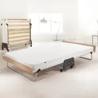 J-Bed Small Double Folding Bed with Performance Mattress - Silver