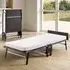 RM80 Single Rollaway Folding Bed with Memory Mattress - Black