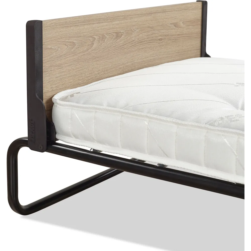 Single Revolution Folding Bed with Micro e-Pocket Mattress - Black