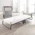 Single Revolution Folding Bed with Micro e-Pocket Mattress - Black