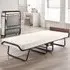 Single Visitor Contract Automatic Folding Bed with Mattress - Black