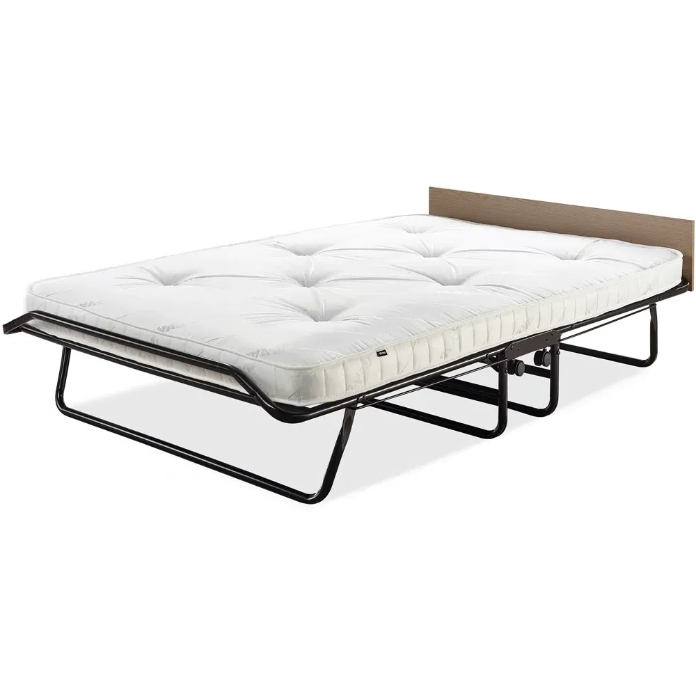Supreme Small Double Automatic Folding Bed with Mattress - Black