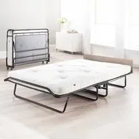Supreme Small Double Automatic Folding Bed with Mattress - Black