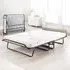 Supreme Small Double Automatic Folding Bed with Mattress - Black