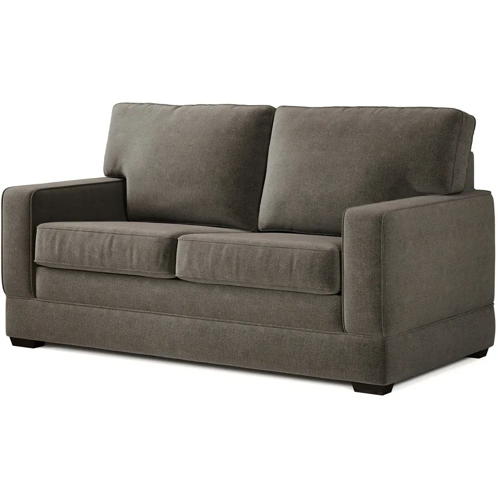 Urban 2-Seater Sofa Bed with e-Pocket Mattress - Grey, Linen