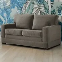 Urban 2-Seater Sofa Bed with e-Pocket Mattress - Grey, Linen