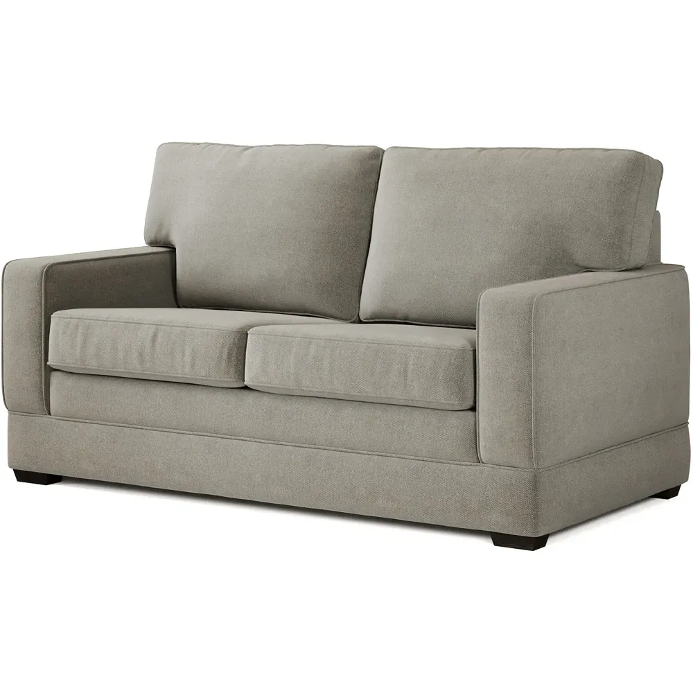 Urban 2-Seater Sofa Bed with e-Pocket Mattress - Grey, Linen