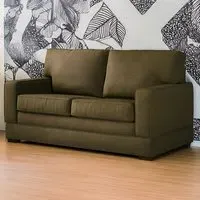 Urban 2-Seater Sofa Bed with e-Pocket Mattress - Hunter, Linen