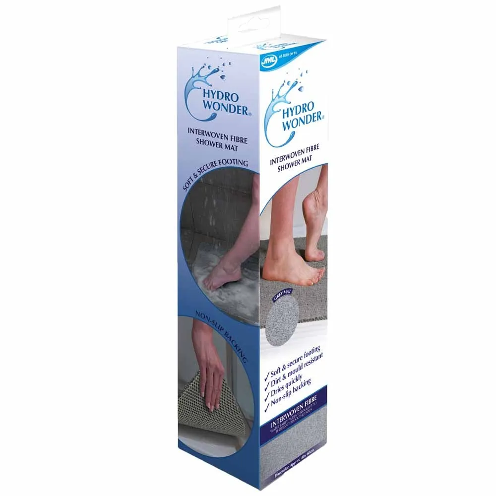 Hydro Wonder Shower Bath Mat - Grey