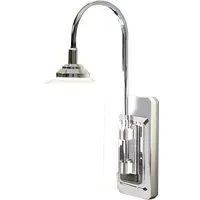Smart Sconce Dimmable Wireless Wall Light - Chrome