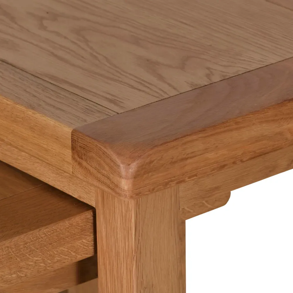 Kinsale Nest of Tables Set of 2 - Brown, Oak