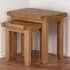 Kinsale Nest of Tables Set of 2 - Brown, Oak