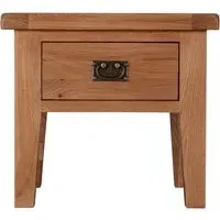 Kinsale Oak Lamp Table with Drawer