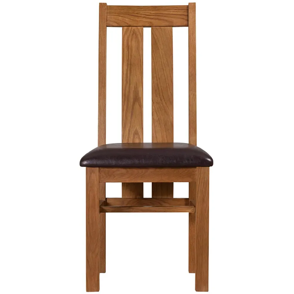 Kinsale Set of 2 Dining Chairs - Brown, Oak