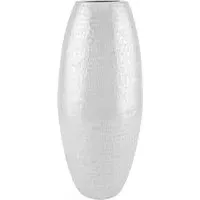 Large Textured Vase - Silver
