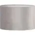 Round Lamp Shade - Grey, Velvet