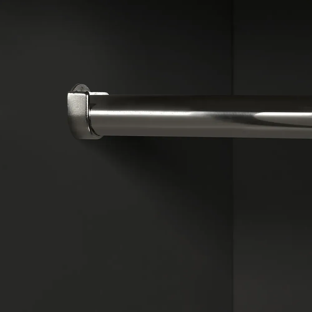 Alba 2 Door Wardrobe - Walnut, Black