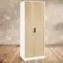 Alba 2 Door Wardrobe - White, Oak
