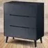 Alicia 3 Drawer Chest of Drawers - Black