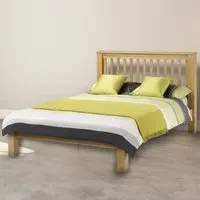 Amsterdam King Size Low Foot End Bed Frame - Oak