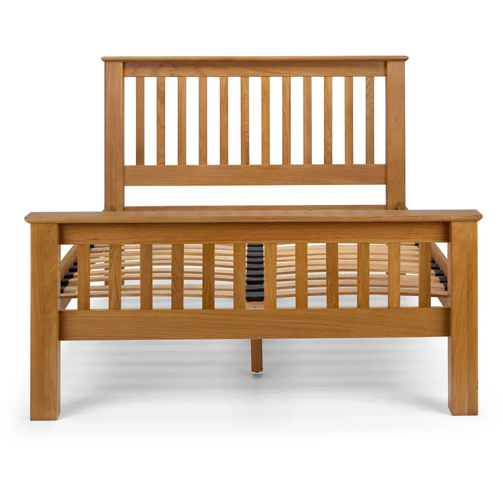 Amsterdam Super King High Foot End Bed Frame - Oak