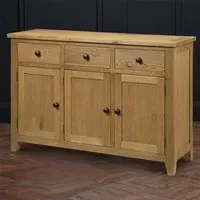 Astoria 3 Door 3 Drawer Sideboard - Oak