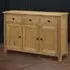 Astoria 3 Door 3 Drawer Sideboard - Oak