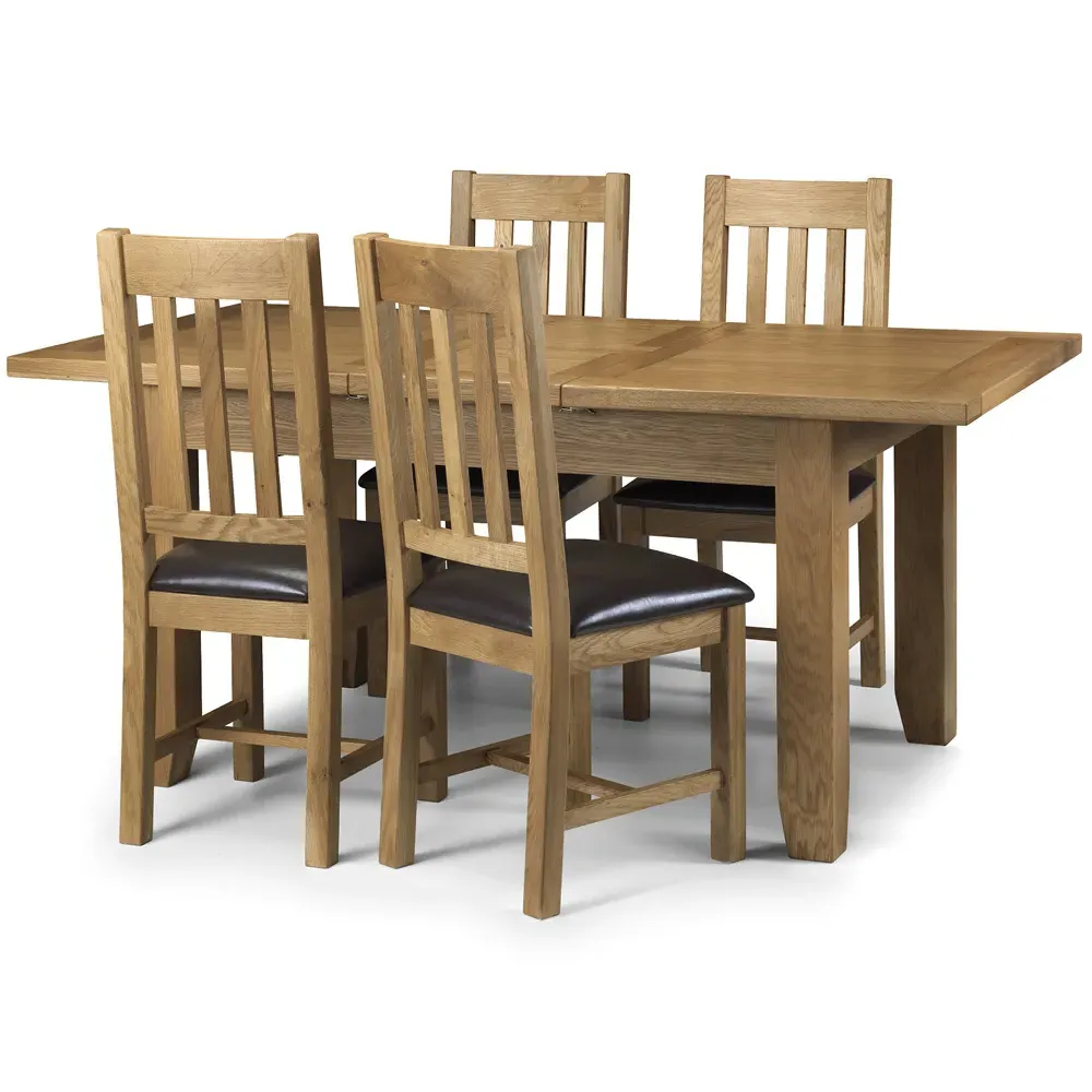 Astoria 4-Seater Extendable Dining Table - Oak