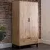 Bali 2 Door Single Drawer Wardrobe - Light Oak