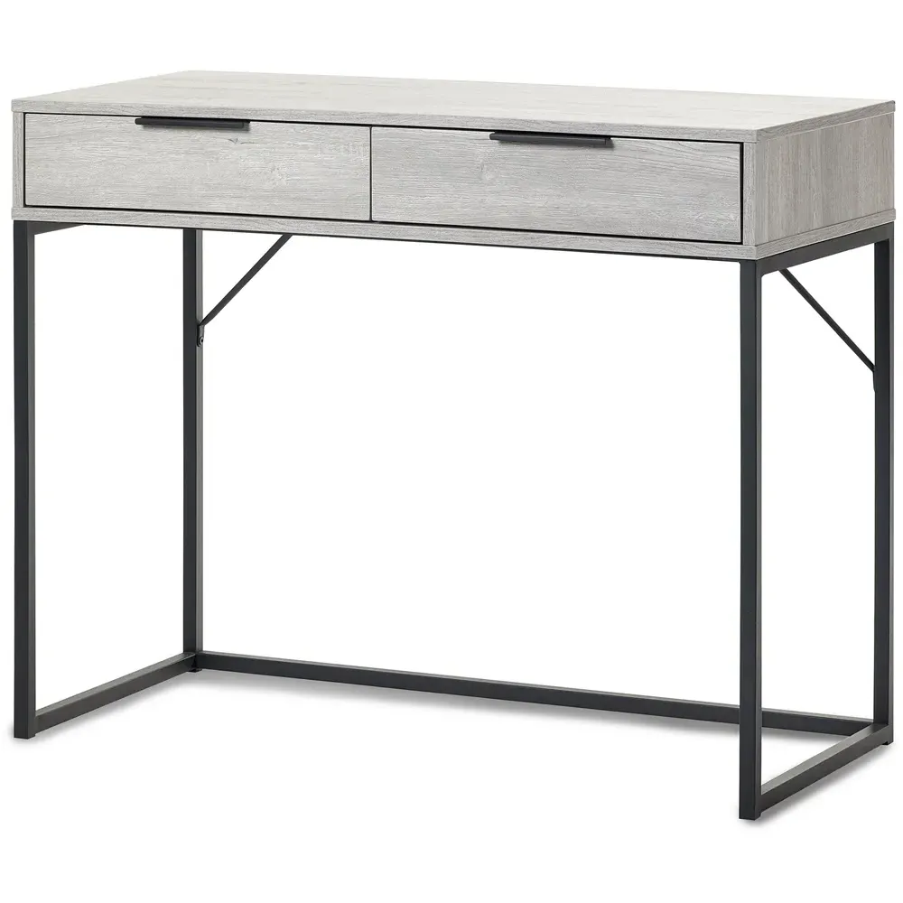 Bali 2 Drawer Dressing Table - Grey Oak