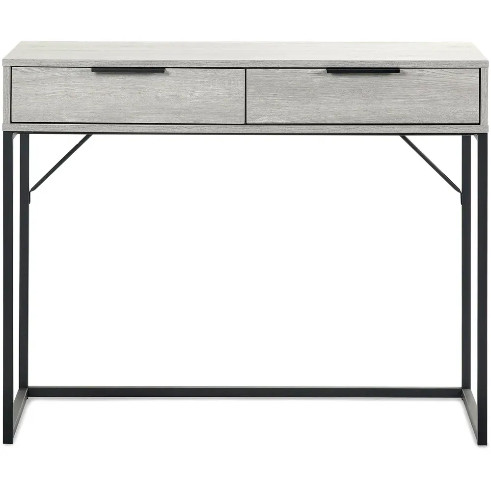 Bali 2 Drawer Dressing Table - Grey Oak