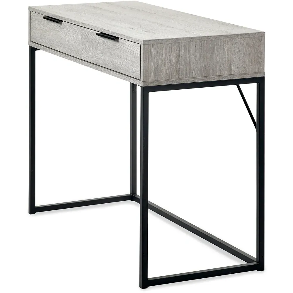 Bali 2 Drawer Dressing Table - Grey Oak