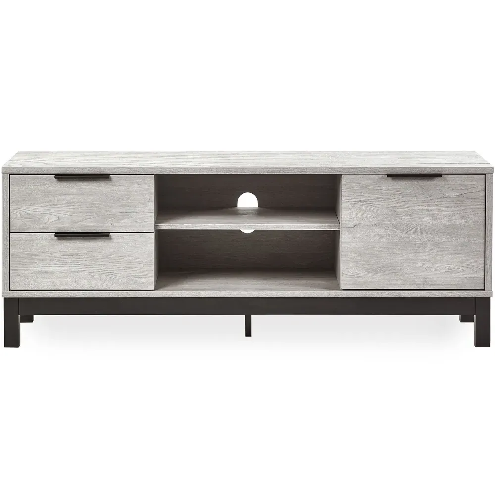 Bali TV Unit with Storage - Grey, Oak