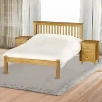 Barcelona Small Double Bed Frame - Pine