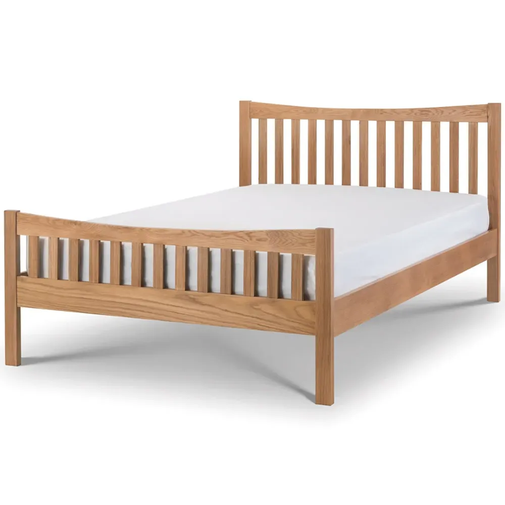 Bergamo Double Bed Frame - Oak