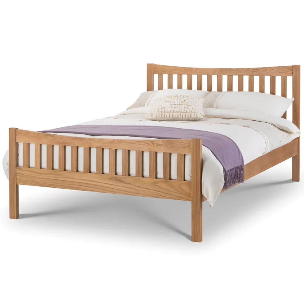 Bergamo Double Bed Frame - Oak