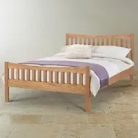 Bergamo Double Bed Frame - Oak