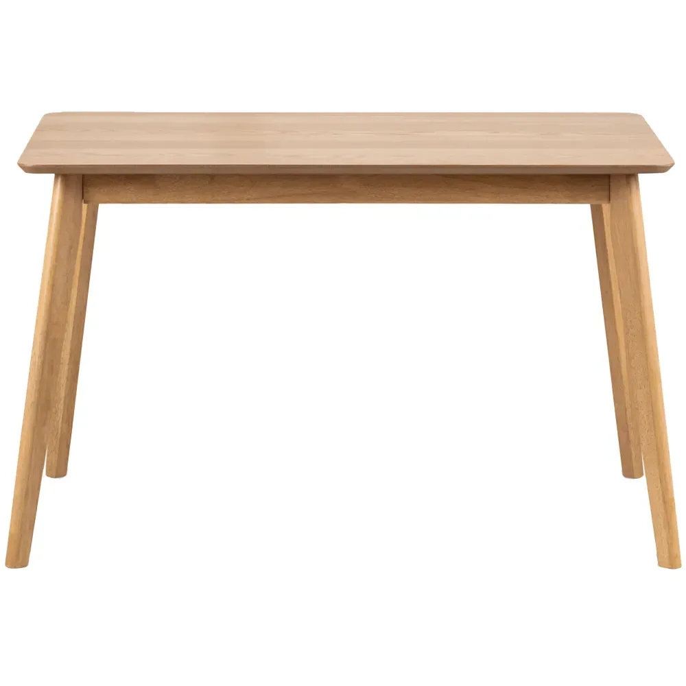 Boden 4 Seater Rectangular Dining Table - Wood, Oak Veneer