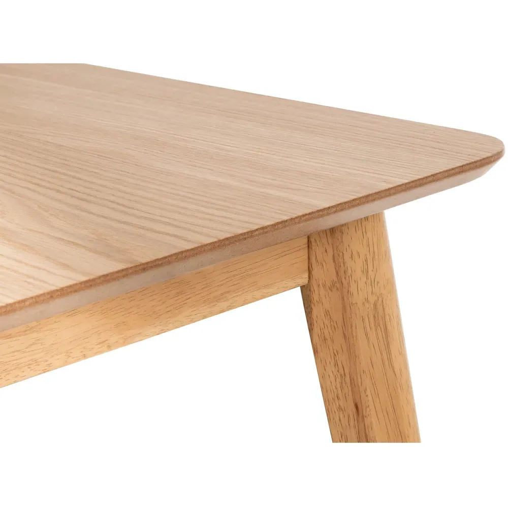 Boden 4 Seater Rectangular Dining Table - Wood, Oak Veneer