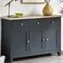 Bordeaux 3 Door 3 Drawer Sideboard - Grey