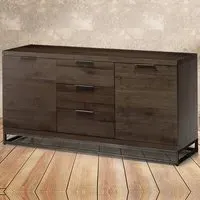 Brooklyn 2 Door 3 Drawer Sideboard - Dark Oak