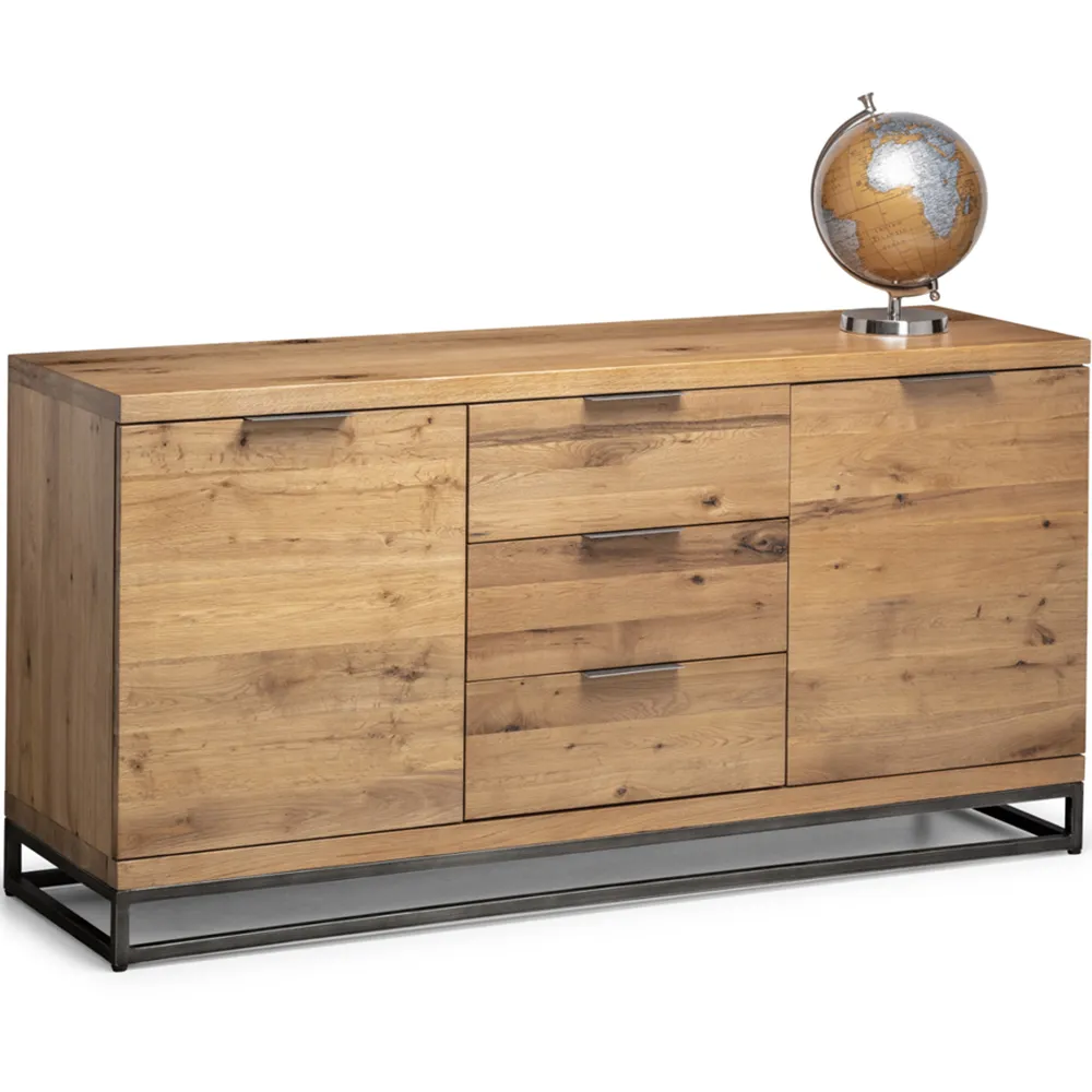Brooklyn 2 Door 3 Drawer Sideboard - Oak
