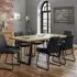 Brooklyn 6 Seater Dining Table - Brown, Oak