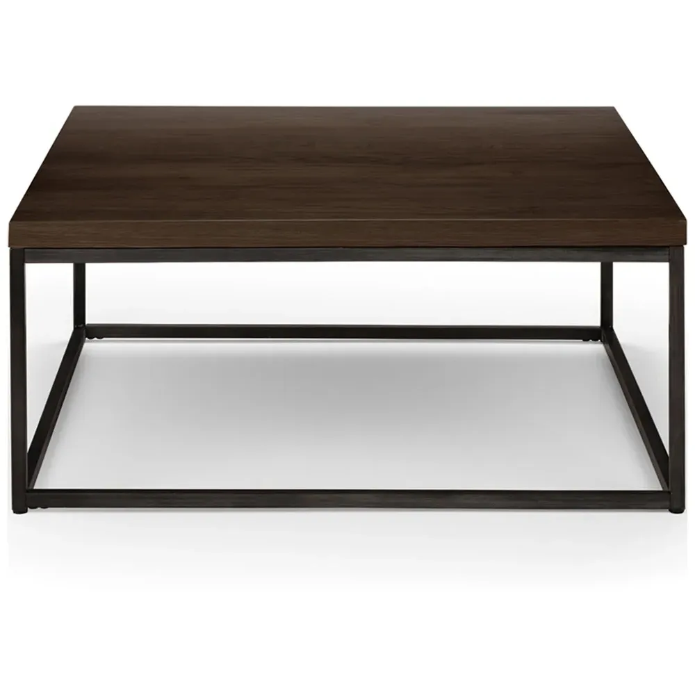 Brooklyn Square Coffee Table - Brown, Dark Oak