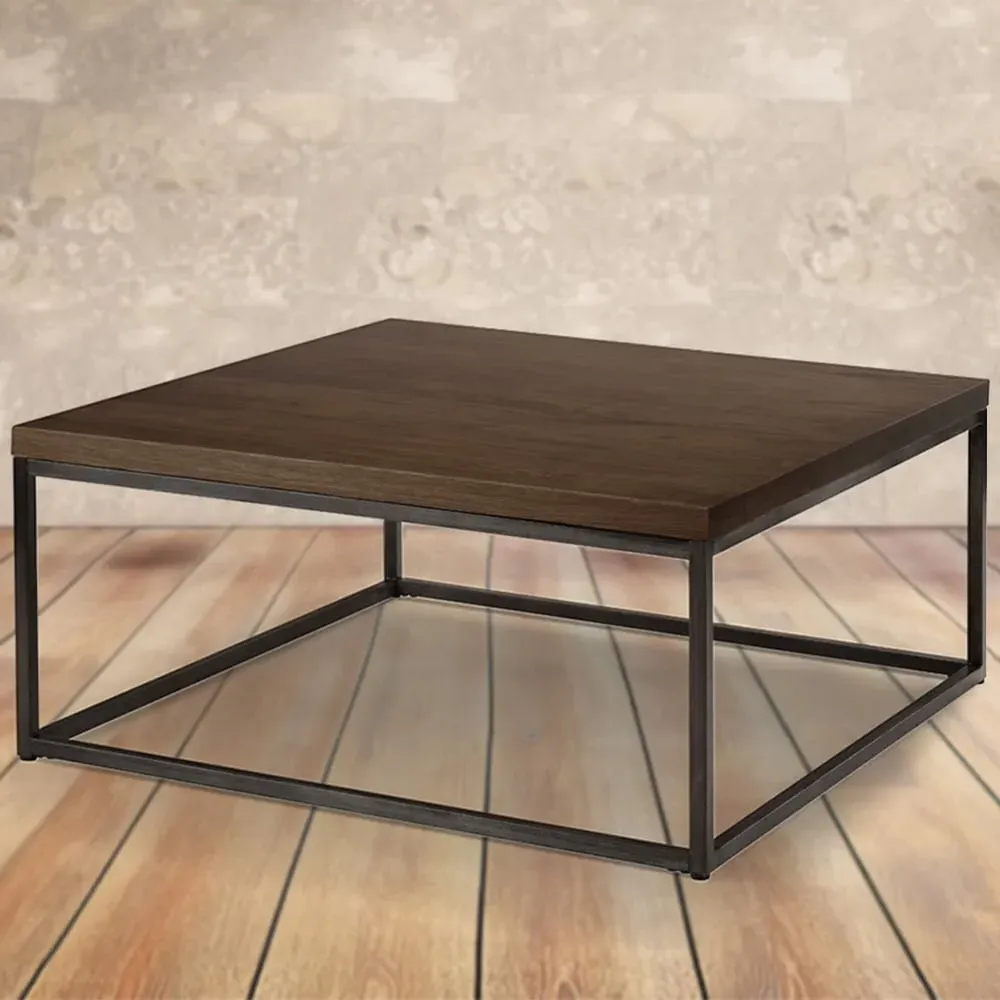 Brooklyn Square Coffee Table - Brown, Dark Oak image