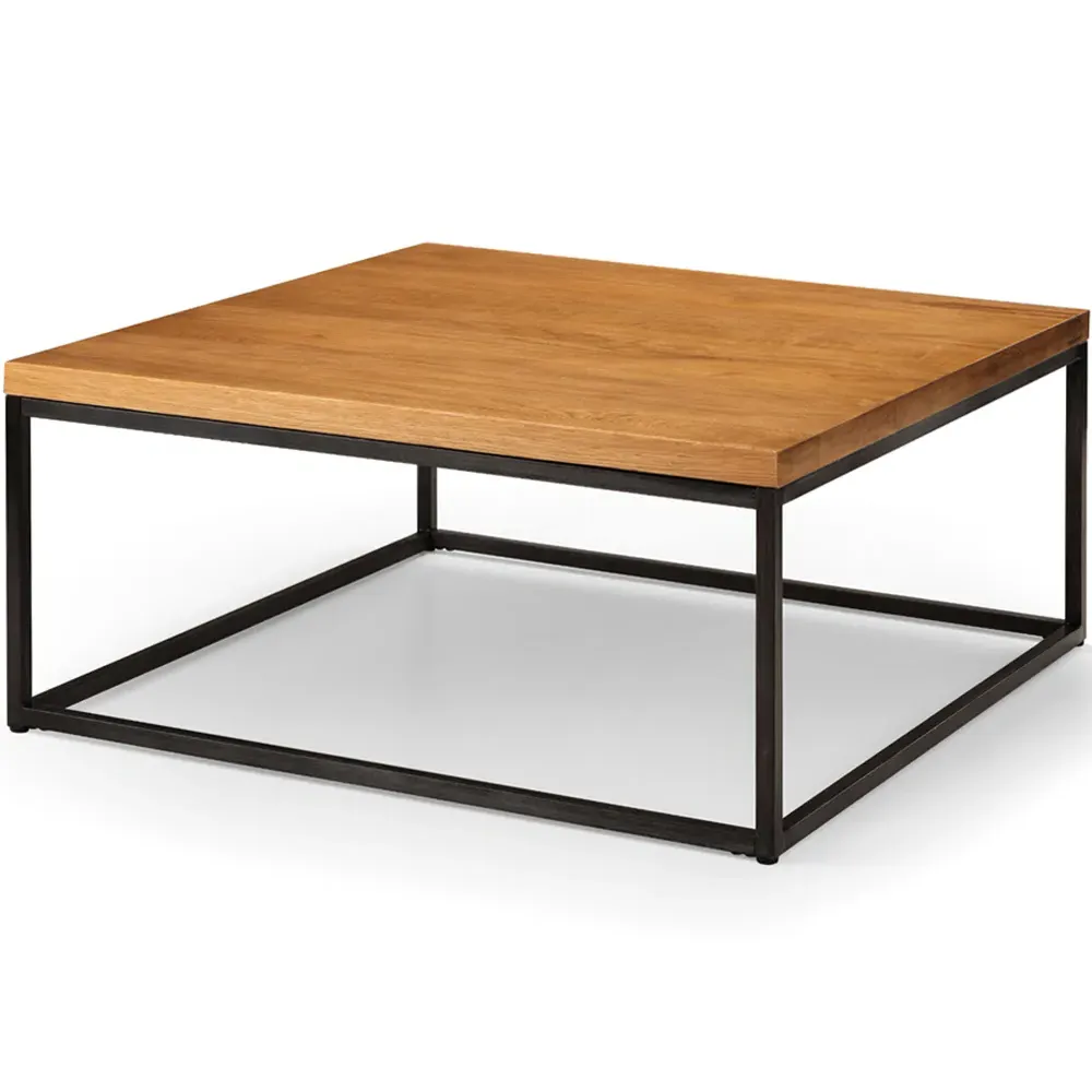 Brooklyn Square Coffee Table - Brown, Oak