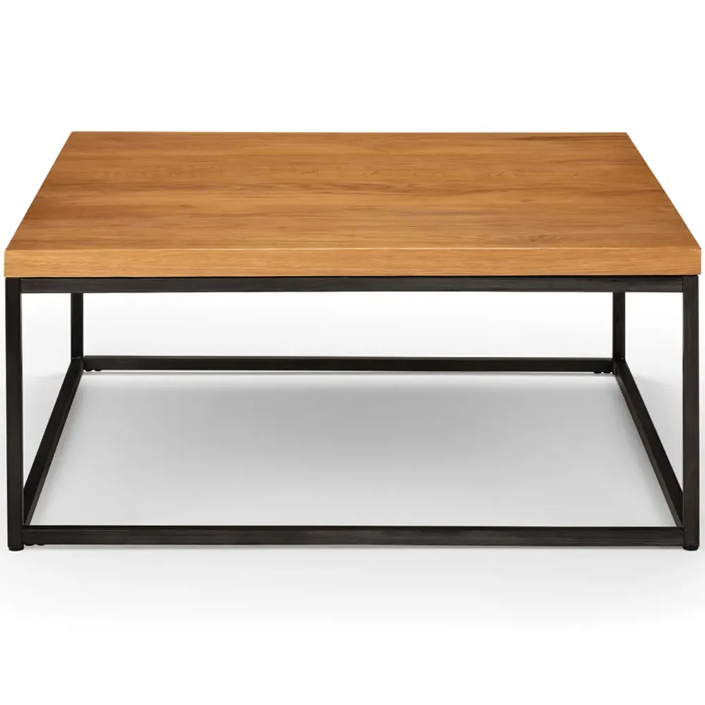 Brooklyn Square Coffee Table - Brown, Oak