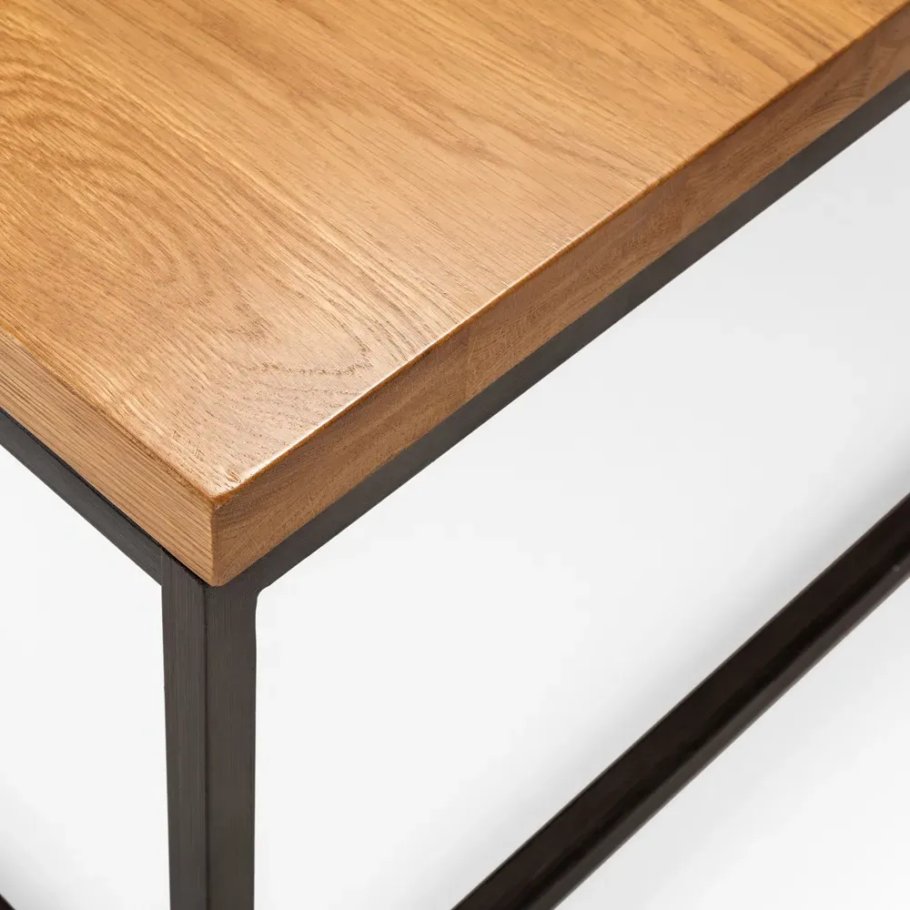 Brooklyn Square Coffee Table - Brown, Oak