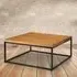 Brooklyn Square Coffee Table - Brown, Oak